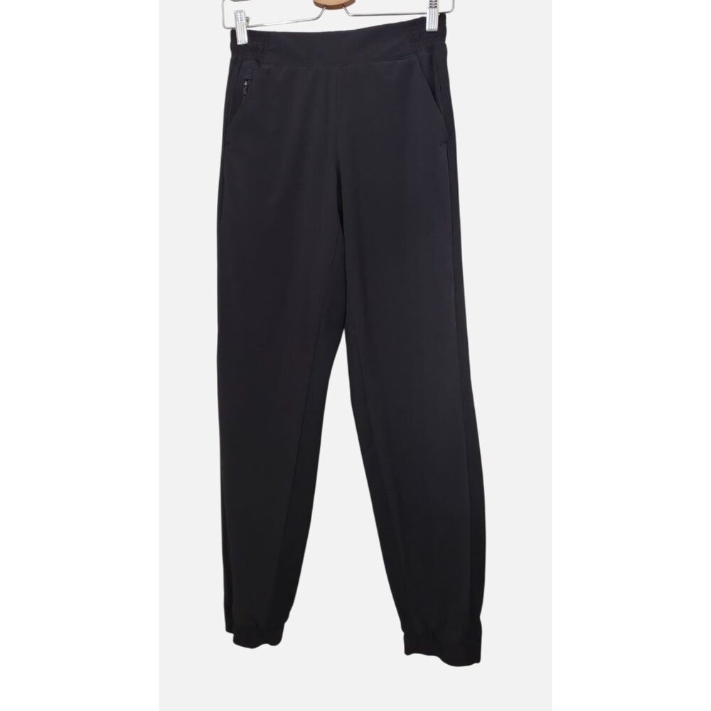 Athleta Black BROOKLYN LINED JOGGER Athleisure Women's Sz 0 (XS)